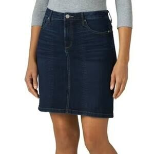 LEE RIDERS Shape Illusions Midrise Slim Fit Stretch Denim Skirt | US 18 | NWT